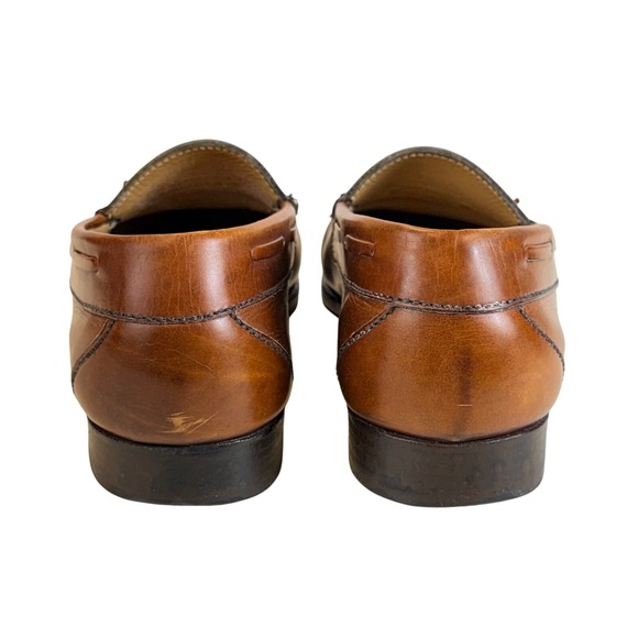 Allen Edmonds Coventry Tassel Loafers Mens 10.5 C Brown‎ Leather Dress Shoes main image 4